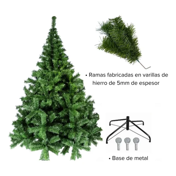 Arbol De Navidad Verde Canadian Luxury 2,10mts