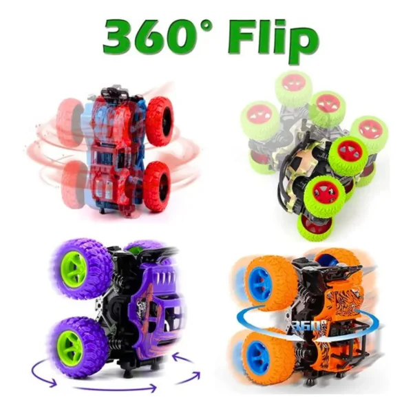 Auto A Friccion Off Road Giro 360 Monster Juguetes