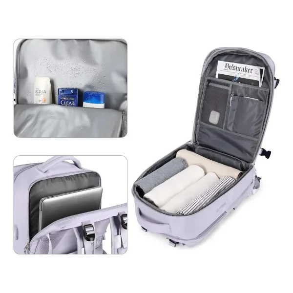Mochila Viaje Carry On Viral Cabina Avion Amazon Notebook
