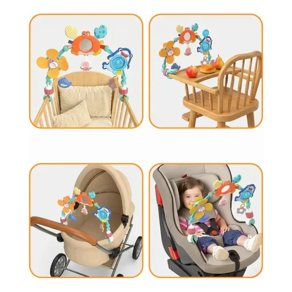 Movil Para Bebes Cuna Musical Multiuso Encastre Universal