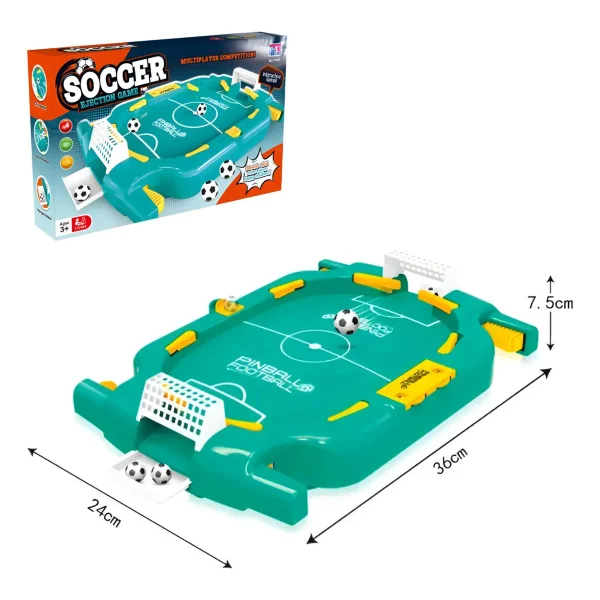 Juego De Mesa Flipper Gol Juguete Tablero Pinball Football
