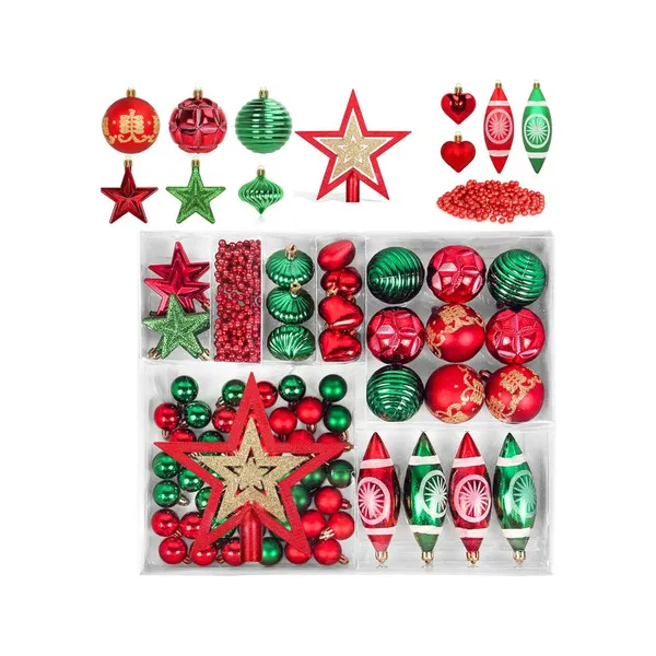 Navidad Adornos X73 Bolas Estrellas Figuras Collar Puntal