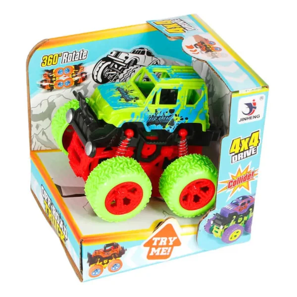 Auto A Friccion Off Road Giro 360 Monster Juguetes