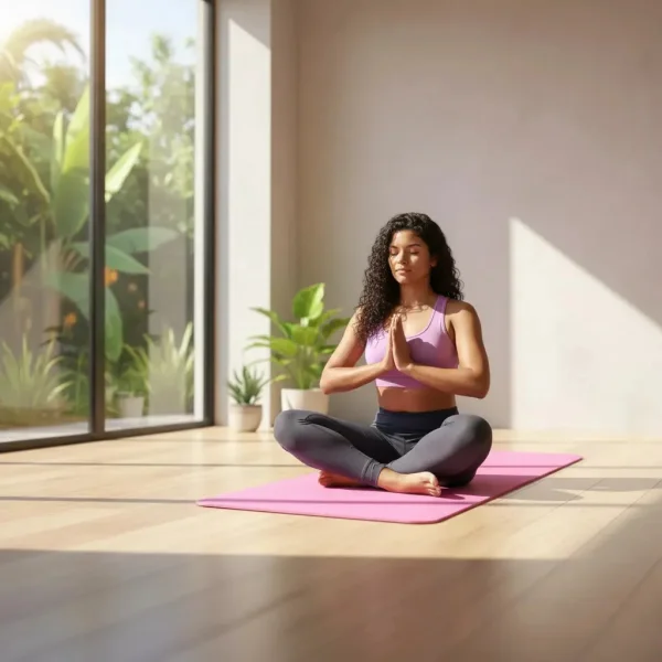 Yoga Mat 8 Mm Colchoneta Pilates Fitness Antideslizante
