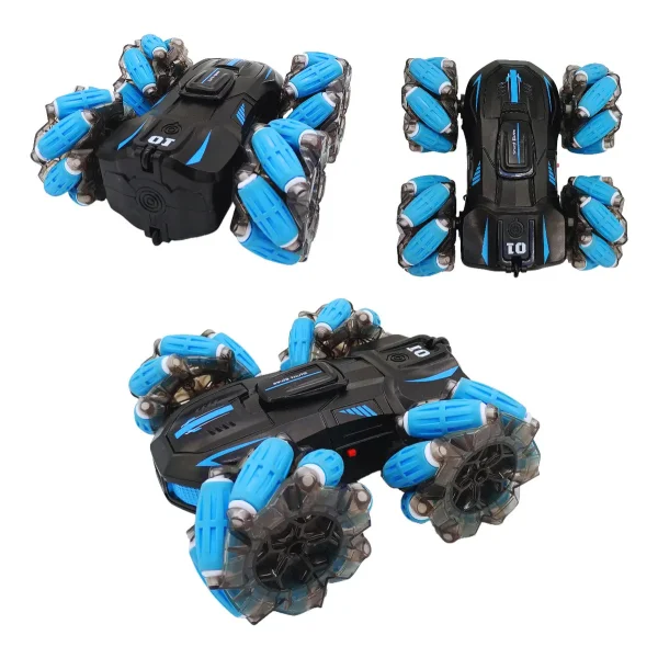 Auto A Control Remoto Acrobatico Vehiculo Luz Led Giro 360°