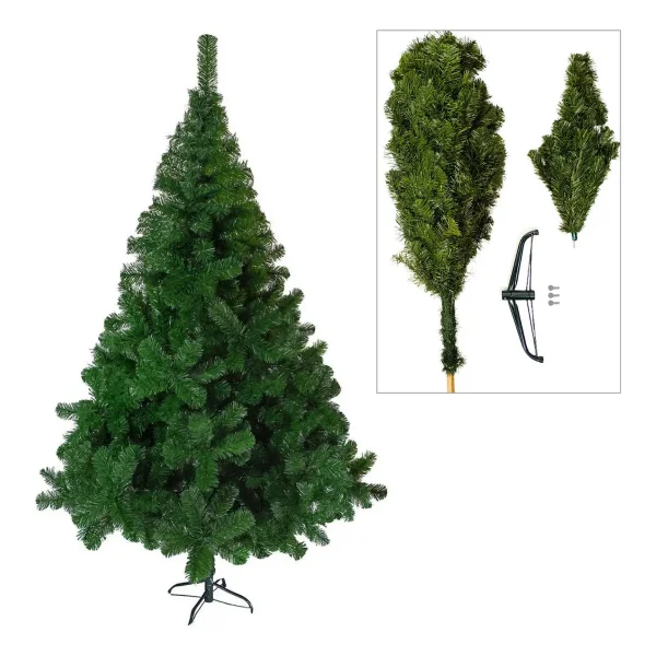 Arbolito Navidad Tronador De Lujo 1.80mts Decoración Color Verde