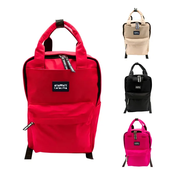 Cartera Mochila Urbana Bolso Reforzada Agarrate Catalina