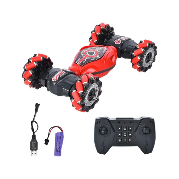 Auto Control Remoto Luces Led Vehículo Acrobático Giro 360°