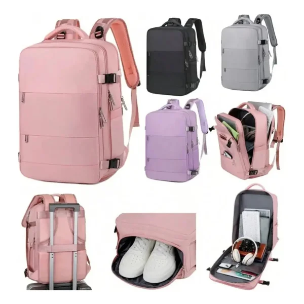 Mochila Viaje Carry On Viral Cabina Avion Amazon Notebook