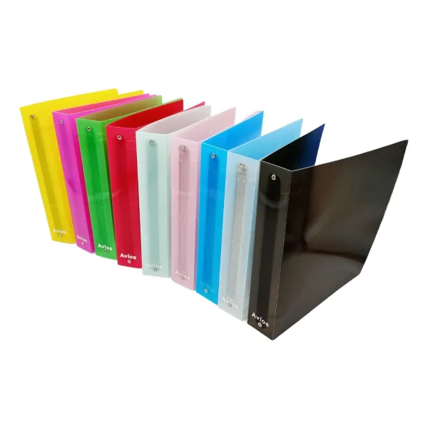 Carpeta Escolar Numero 3 Transparente X3 Unidades Colores N3