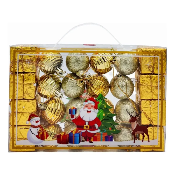 Bolas De Navidad 4cm Valija Adornos Colgante Navideño X24