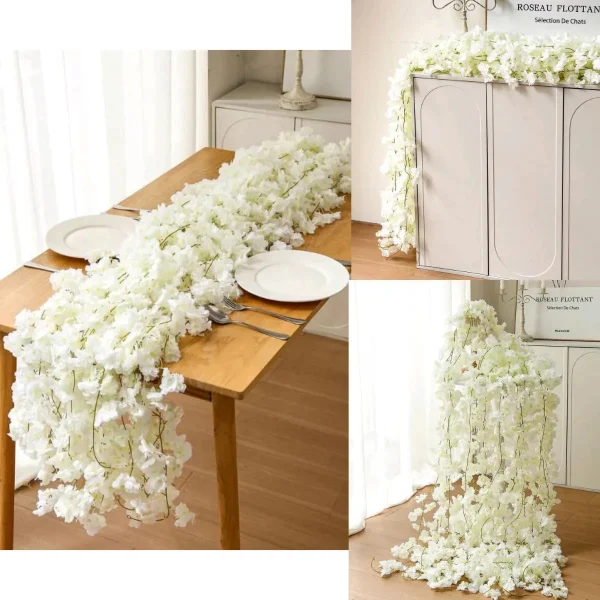 Guirnalda De Flores Artificiales Enredadera Decoracion