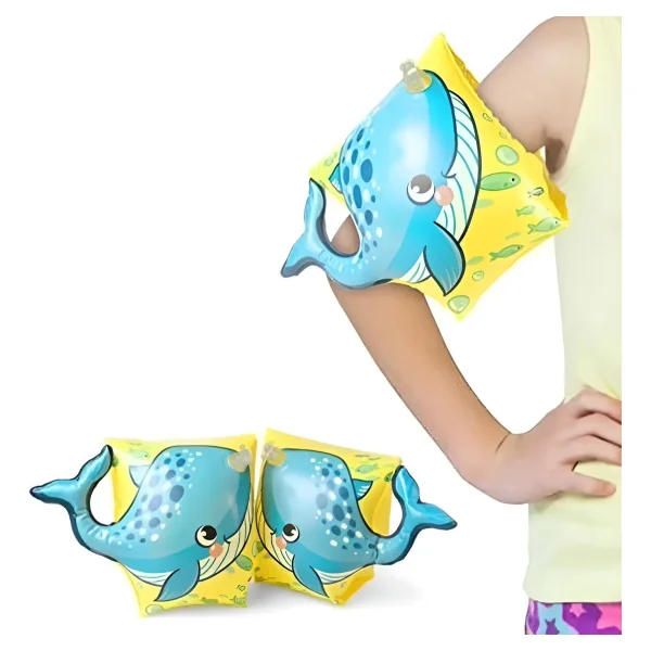 Bracitos Inflables Flotadores Pileta Salvavidas Para Niños Amarillo