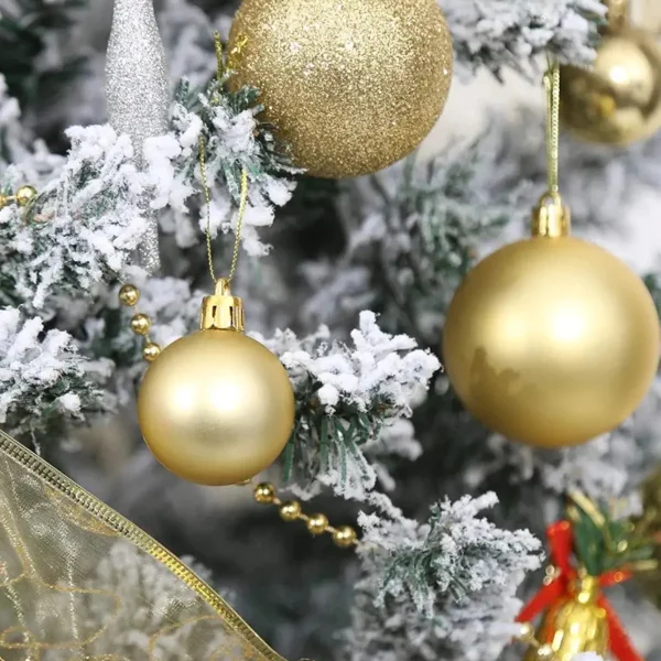 Bolas De Navidad 6cm Adornos Navideños X96 Piezas Decoración