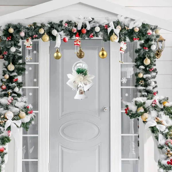 Campanas Navidad X3 28cm Deco Navideña Adorno Para Arbol