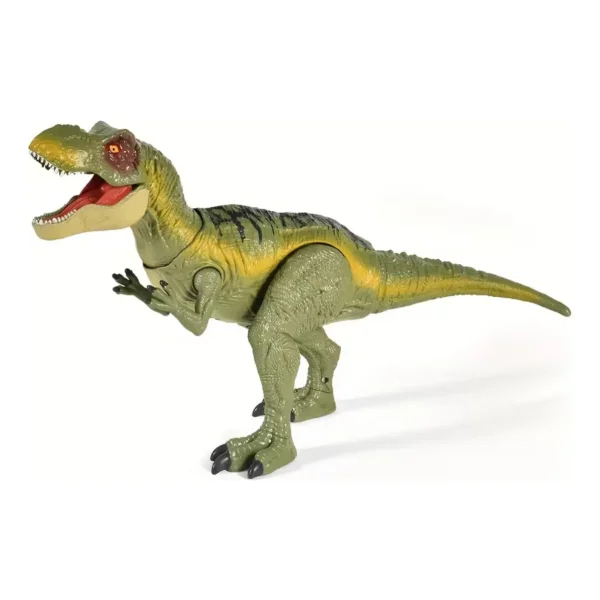 Dinosaurio T-rex Articulado Juguete Luz Sonido Y Movimiento T-rex Marrón