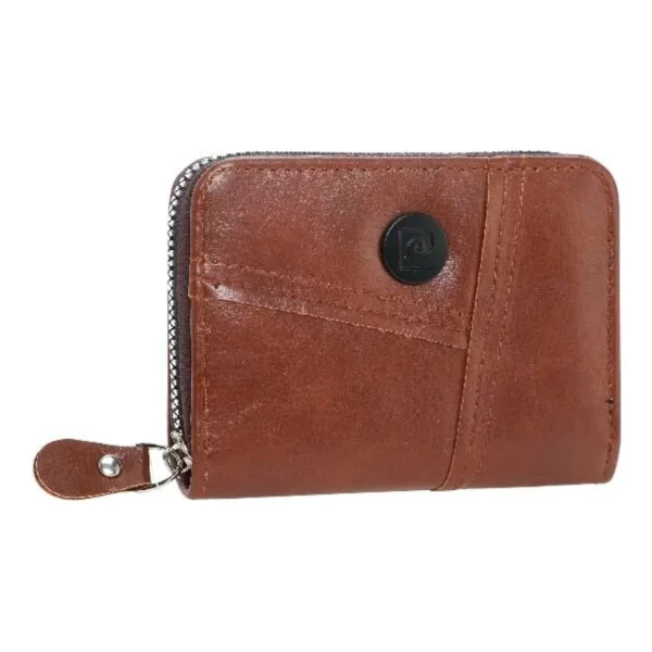 Billetera Tarjetero Pierre Cardin Cuero Pu Tarjetas Marrón