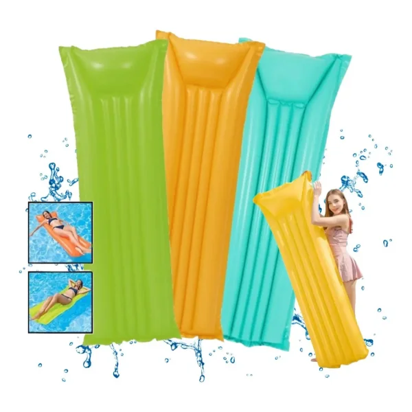 Colchoneta Inflable Cama Flotador Para Pileta Agua 183x69cm