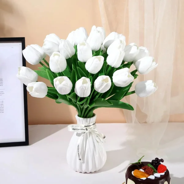 Tulipan Artificial Flores Artificiales Decoracion X1