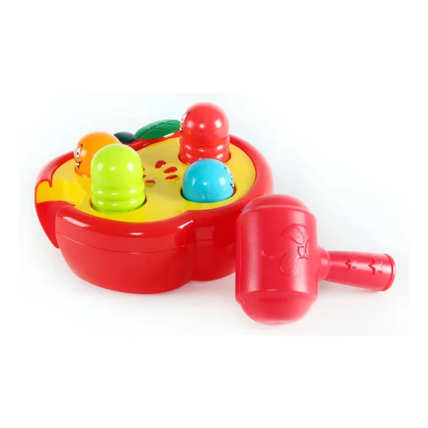 Juego Encastre Didactico Bebe Rojo 6-12 Meses