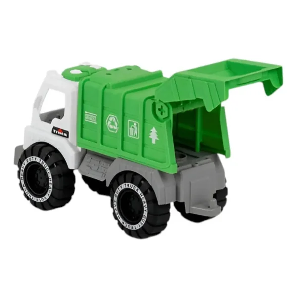 Camion Recolector De Basura Juguete A Friccion Color Verde