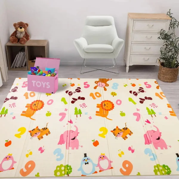 Alfombra Antigolpes Plegable Bebes Reversible 150x200cm