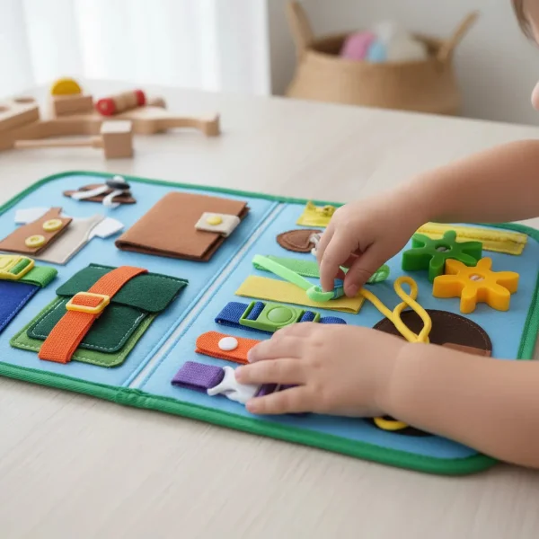 Valija Sensorial Actividades Montessori Dinosaurios Niños Multicolor