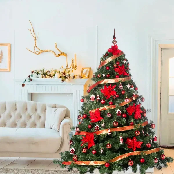 Arbol de Navidad Extra Lujo Patagonia 1.80mts Con Adornos X72