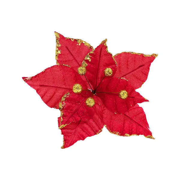 Flor 20cm Para Arbol De Navidad Adornos Decoracion X4u