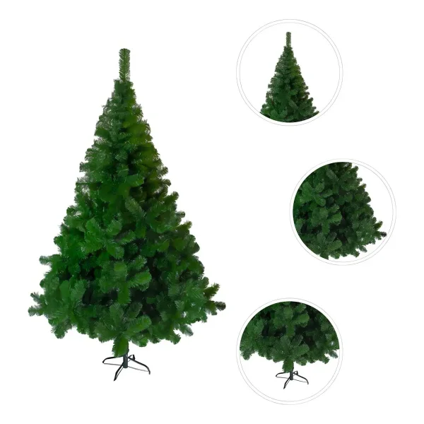 Arbol de Navidad Tronador Verde 1.5mts Base Metal