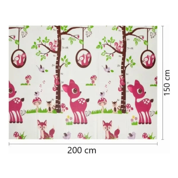 Alfombra Antigolpes Plegable Bebes Reversible 150x200cm
