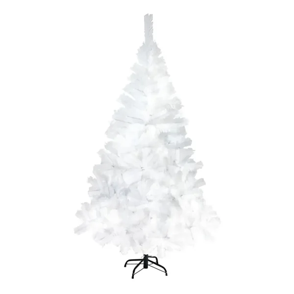 Arbol De Navidad Blanco Tronador De Lujo 2.10m