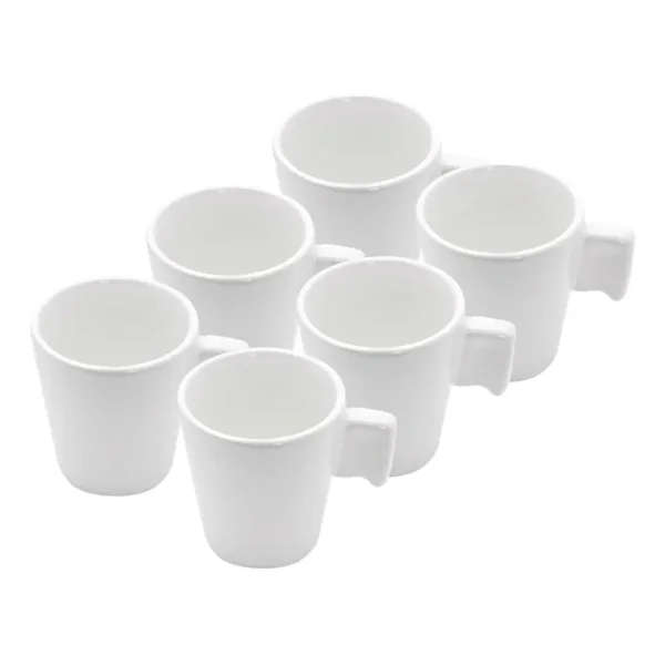 Set X4 Taza Francesa De Cerámica Para Café 85ml