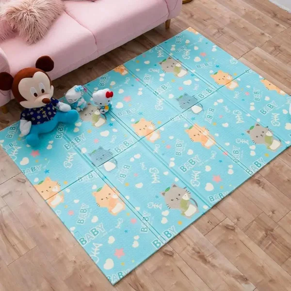 Alfombra Antigolpes Plegable Bebes Reversible 120x180cm