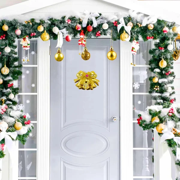 Campanas Navideñas 18cm Deco Navidad Adornos Para El Arbol