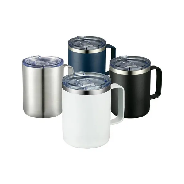 Vaso Térmico Taza De Acero Inoxidable Con Tapa 360ml