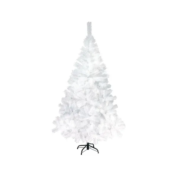 Arbol Navidad Blanco Tronador De Lujo 1.80m Pie Metal Deco