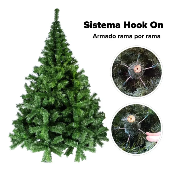 Arbol De Navidad Verde Canadian Luxury 1.80mts