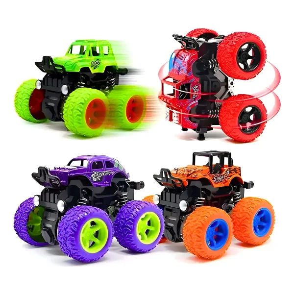 Auto A Friccion Off Road Giro 360 Monster Juguetes