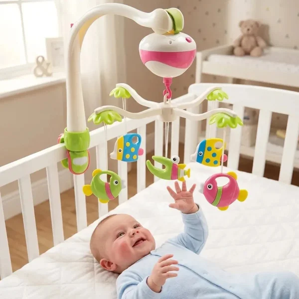 Movil Musical Con Sonido Para Cuna Y Practicuna