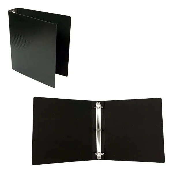 Carpeta Escolar N°3 Avios 3 Anillos 3x40 Fibra Negra Negro