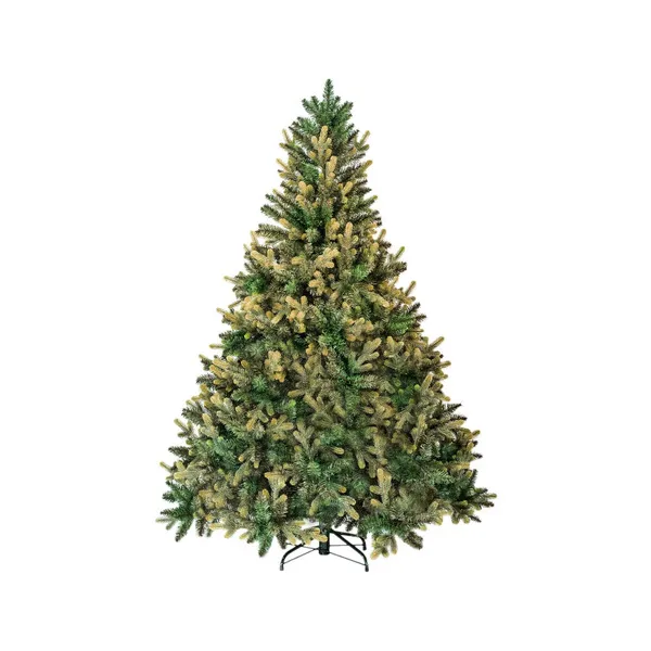 Arbol De Navidad Pino Natural Amber 1.80mts Base Metal