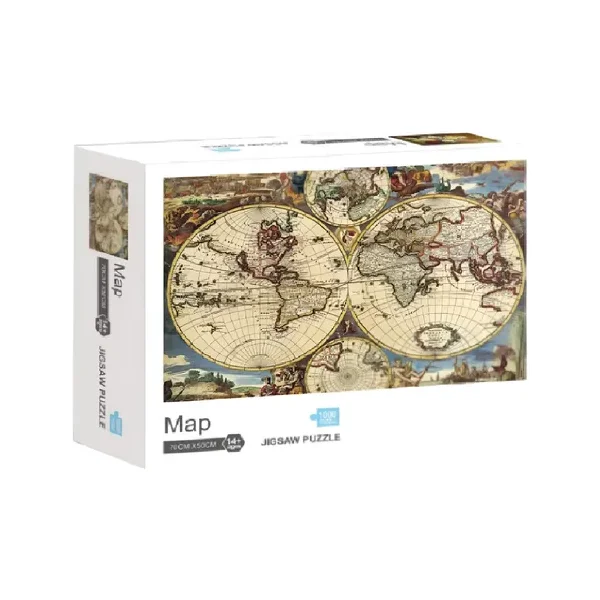 Puzzle Rompecabezas 1000 Pzs Mapamundi Antiguo