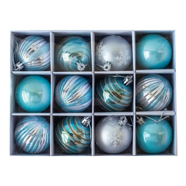 Navidad Adornos Bolas Navideñas Decoradas 6cmx72 Terminación
