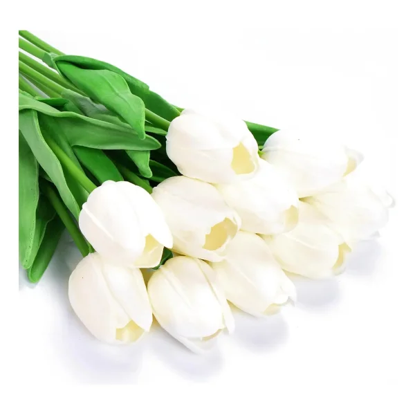 Tulipan Artificial Flores Artificiales Decoracion Ramo X20