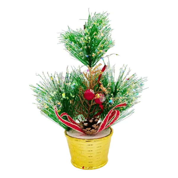 Arbolito De Navidad Decoracion Navideña Pino 20cm Adornos Verde