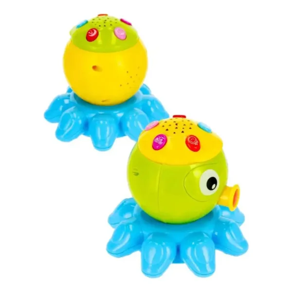Proyector Pulpo Musical Luz Y Sonido Para Bebe