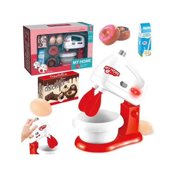 Batidora De Juguete A Pila Accesorios Luz Sonido Movimiento Color Agua