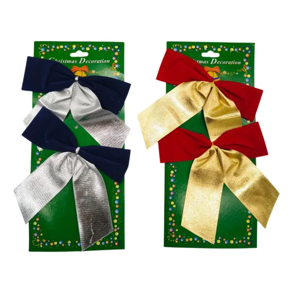 Adorno Colgante Navidad Moño Para Decoración Navideño X2u