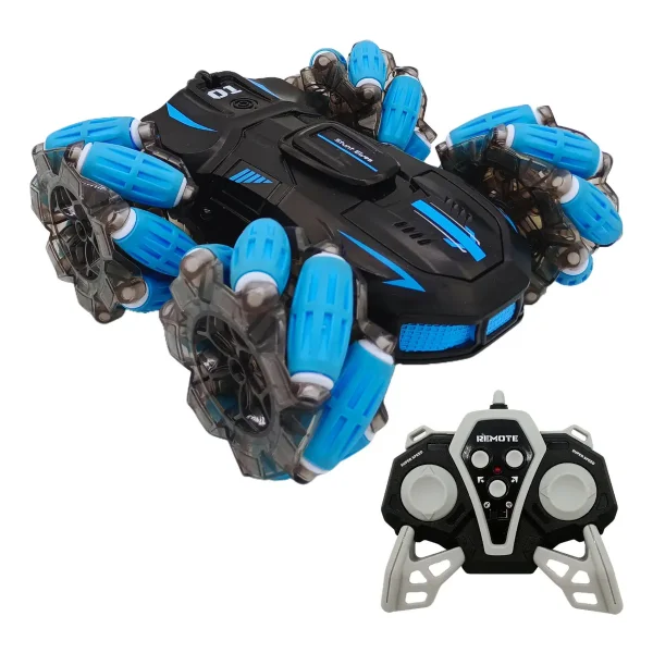 Auto A Control Remoto Acrobatico Vehiculo Luz Led Giro 360°